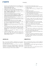 Preview for 6 page of saro 360-1050 Operating Instructions Manual