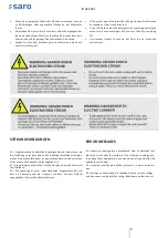 Preview for 9 page of saro 360-1070 Operating Instructions Manual