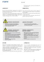 Preview for 6 page of saro 360-1100 Operating Instructions Manual