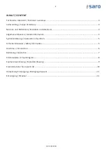 Предварительный просмотр 2 страницы saro 418-1031 Operating Instructions Manual
