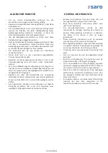 Предварительный просмотр 4 страницы saro 418-1031 Operating Instructions Manual