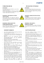 Предварительный просмотр 5 страницы saro 418-1031 Operating Instructions Manual