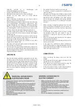 Preview for 6 page of saro 418-1031 Operating Instructions Manual