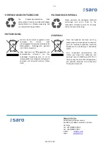 Preview for 11 page of saro 418-1031 Operating Instructions Manual