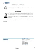 Preview for 10 page of saro 418-3000 Instruction Manual