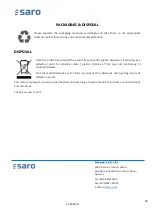 Preview for 18 page of saro 418-3000 Instruction Manual