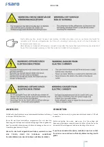 Preview for 10 page of saro 453-1007 Operating Instructions Manual