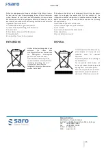 Preview for 15 page of saro 453-1007 Operating Instructions Manual