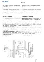 Preview for 12 page of saro 453-1009 Operating Instructions Manual