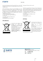 Preview for 15 page of saro 453-1009 Operating Instructions Manual