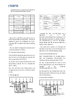 Preview for 19 page of saro 453-1015 Operating Instructions Manual