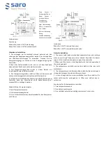 Preview for 19 page of saro 453-1025 Operating Instructions Manual