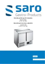 saro 465-1000 Operating Instructions Manual preview