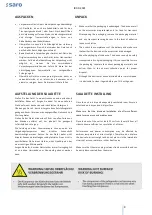 Preview for 9 page of saro 465-1000 Operating Instructions Manual