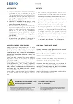 Preview for 9 page of saro 465-1010 Operating Instructions Manual