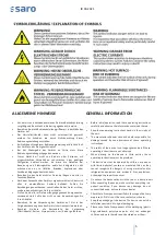 Preview for 5 page of saro 465-1020 Operating Instructions Manual