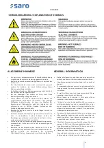 Preview for 5 page of saro 465-1025 Operating Instructions Manual