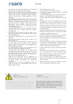 Preview for 7 page of saro 465-1025 Operating Instructions Manual