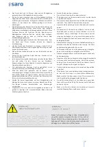 Preview for 7 page of saro 465-1035 Operating Instructions Manual