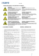 Preview for 5 page of saro 465-1040 Operating Instructions Manual