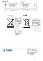 Preview for 16 page of saro 465-1070 Operating Instructions Manual