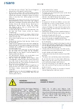 Preview for 7 page of saro : 465-1090 Operating Instructions Manual