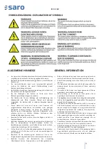 Preview for 5 page of saro 465-3002 Operating Instructions Manual