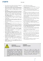 Preview for 7 page of saro 465-3002 Operating Instructions Manual