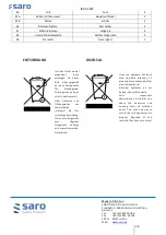 Предварительный просмотр 16 страницы saro 465-3010 Operating Instructions Manual