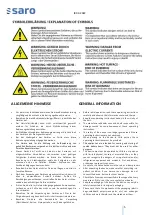 Preview for 5 page of saro 465-3100 Operating Instructions Manual