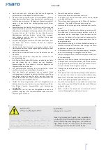 Preview for 7 page of saro 465-4000 Operating Instructions Manual