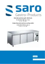 Preview for 1 page of saro 465-4007 Operating Instructions Manual