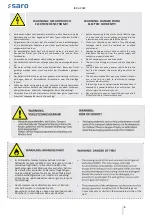 Preview for 8 page of saro 465-4007 Operating Instructions Manual