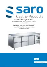 Preview for 1 page of saro 465-4015 Operating Instructions Manual