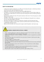 Предварительный просмотр 7 страницы saro BC 138 Instruction Manual