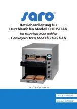 saro CHRISTIAN Instruction Manual preview