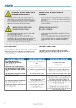 Preview for 8 page of saro Electro Salamander LANA Instruction Manual