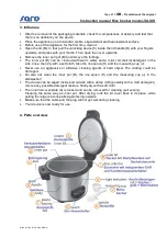 Preview for 4 page of saro JULIUS Operating Instructions Manual