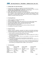 Preview for 3 page of saro SAROMICA 6005 Operating Instructions