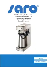 saro Saromica Thermo 24 Operating Instructions Manual preview