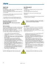 Preview for 10 page of saro Saromica Thermo 24 Operating Instructions Manual