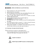 Preview for 5 page of saro THERMO 24 Operating Instructions Manual