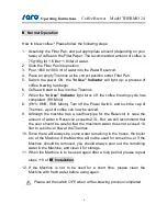 Preview for 6 page of saro THERMO 24 Operating Instructions Manual