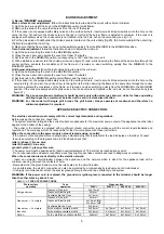 Preview for 5 page of saro TS95C61LNE Installation, Maintenance And Use  Instructions