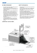 Preview for 8 page of saro VeggyDry 432-1000 Instruction Manual