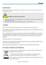 Preview for 9 page of saro Wow Grill 1200 444-1015 Operating Manual