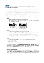 Preview for 3 page of saro ZITA CB-35A Instruction Manual