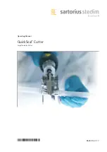 Preview for 1 page of Sartorius Stedim Biotech QuickSeal Cutter Operating Manual