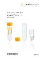 Sartorius stedim Vivaspin Turbo 15 Technical Data Manual preview