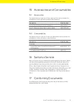 Preview for 73 page of Sartorius Arium H2O-ARST-P-B Operating Instructions Manual